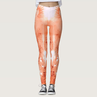 Korallen/Rost-Drache Leggings