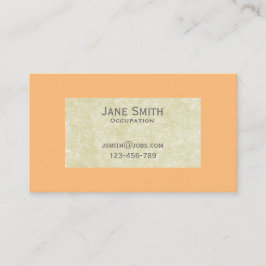 Korallen und handgemachte Papiertextur stilvoll Visitenkarte