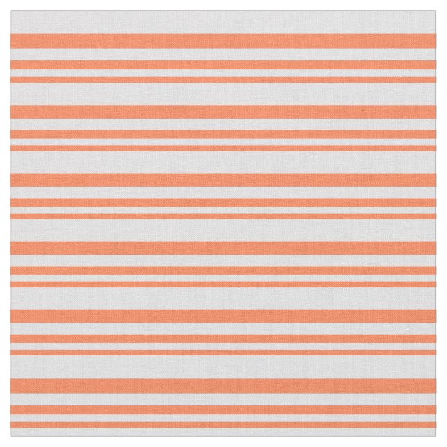 Korallen- und Lavendelmuster Stoff (Nahaufnahme)