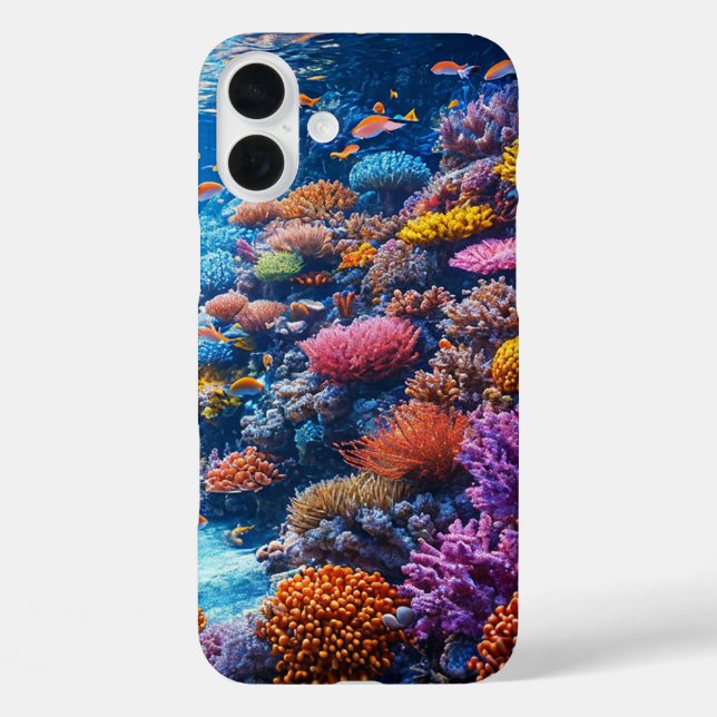 Korallen und Meer Case-Mate iPhone Hülle (Rückseite)