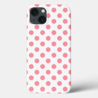 Korallen und weiße Polka Punkte Case-Mate iPhone F