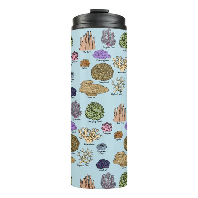 Korallenarten Thermosbecher (Vorderseite)