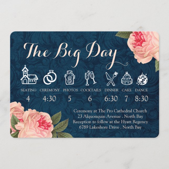 Korallenbäume und Hochzeitzeitstile der Marine Programm (Vorderseite)