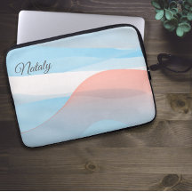 Korallenblau minimalistisch mit dem Namen Electron