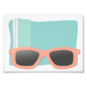Korallenbrille Fotodruck