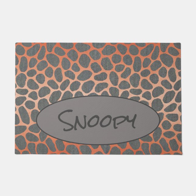 Korallencreme Fußmatte (Vorderseite)