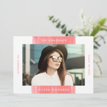 Korallenfarbe | Foto Graduation Party