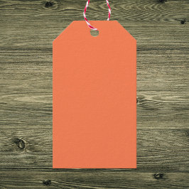 Korallenfarbe Geschenkanhänger