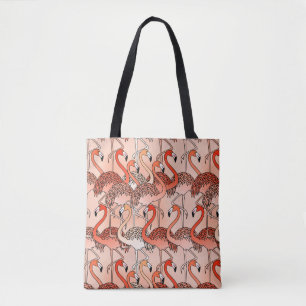 Korallenfarbene Flamingos