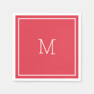 Korallenfarbpapier Napkin Serviette