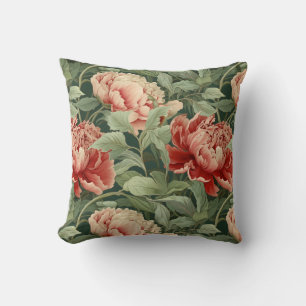 Korallengarten im Vintagen Stil und Peony Garden G Kissen