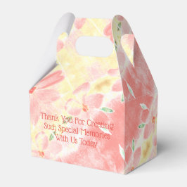 Korallenhochzeit Geschenkschachtel