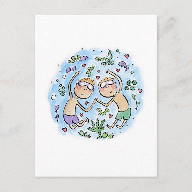 Korallenjubiläum Postkarte (Vorderseite)