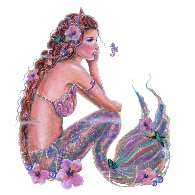 Korallenkunst von Renee Lavoie Cutout Freistehende Fotoskulptur (Vorne)