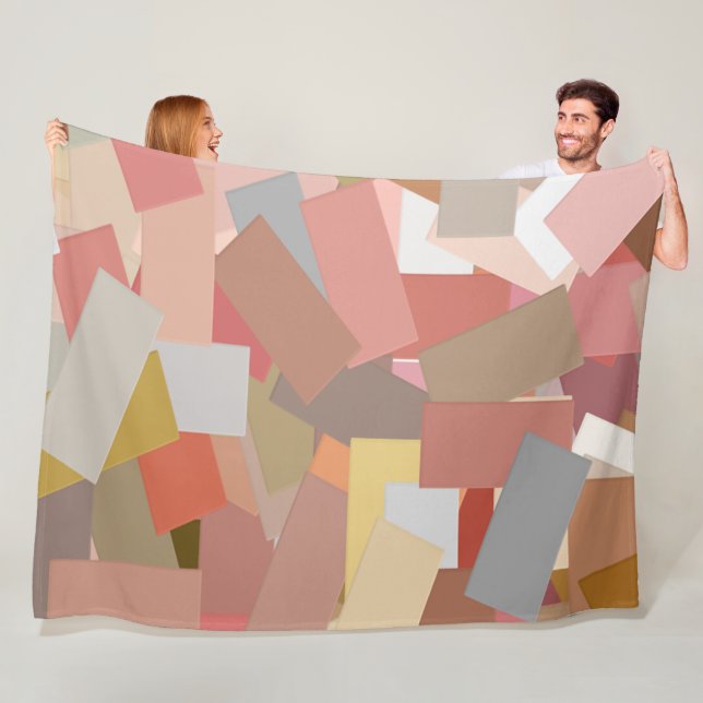 Korallenleder Fleecedecke (Beispiel)