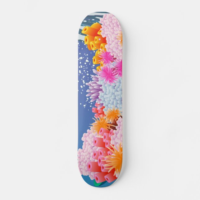 Korallenmeer Skateboard (Vorderseite)