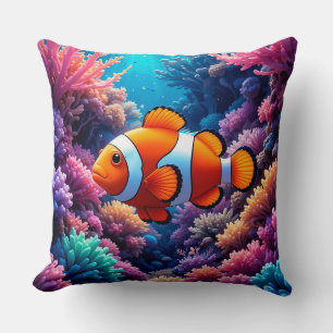 🐠 Korallenriff Clownfisch Ozean Heim Dekor Kissen