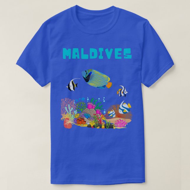 Korallenriff der Malediven 1 T-Shirt (Design vorne)