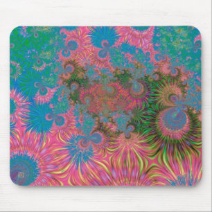 Korallenriff-Fraktal-Abstraktkunst Mousepad