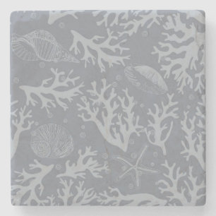 Korallenriff im Hipster Steinuntersetzer