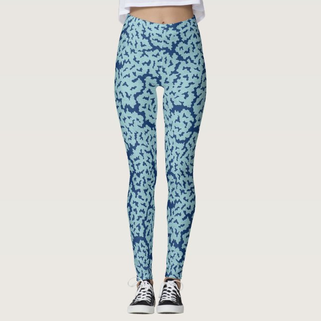 Korallenriff-Inspiriert Leggings (Vorderseite)
