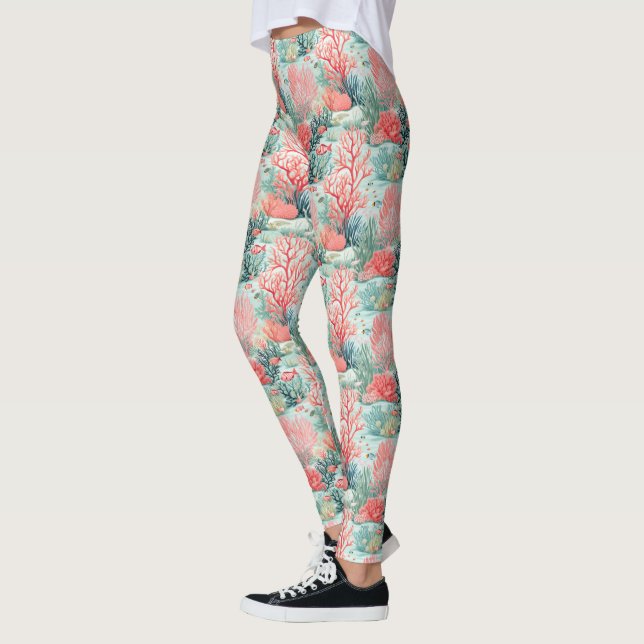 Korallenriff Leggings (Links)