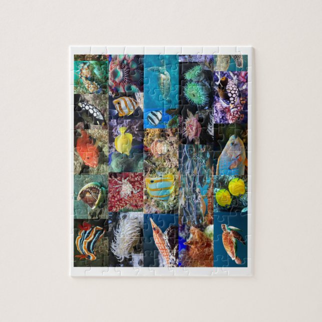 Korallenriff Meerestiere, Alter 6, 110 Stück Puzzle (Vertikal)