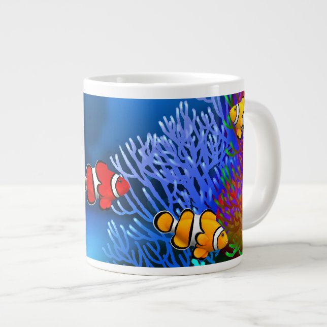 Korallenriff Percula Clownfish Spezielle Tasse (Vorderseite Rechts)