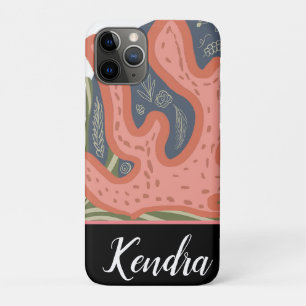 Korallenriff-Strand Botanische Illustrationsmuster Case-Mate iPhone Hülle