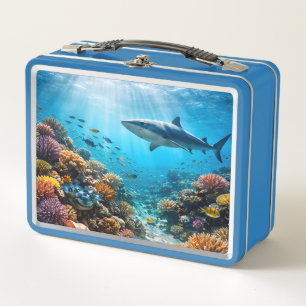 Korallenriff Ultra-HD-Metall-Lunchbox Metall Brotdose