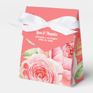 Korallenrosa Gastgeschenk Hochzeiten Geschenkschachtel