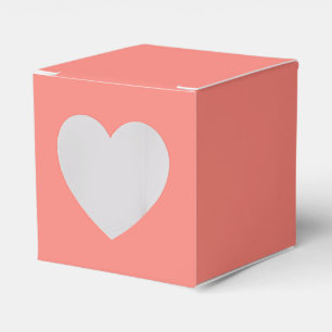 Korallenrosa Geschenkschachtel