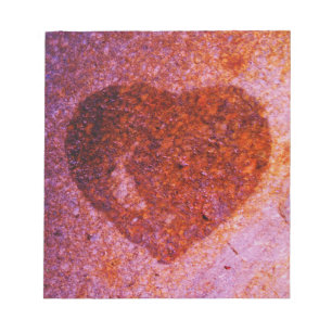 Korallenrosa Notizblock