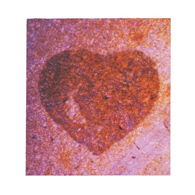 Korallenrosa Notizblock (Vorderseite)