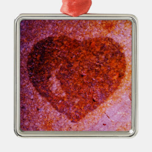 Korallenrosa Ornament Aus Metall