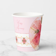 Korallenrosa und Weiß