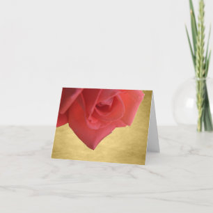 KORALLENROSE DANKSAGUNGKARTEN DANKESKARTE