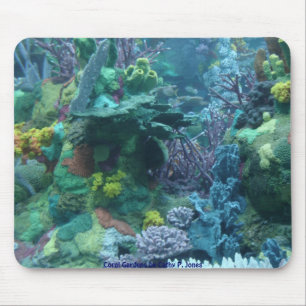 Korallenrote Gärten Mousepad