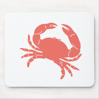 Korallenrote Krabbe Mousepad