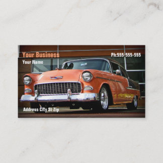 Korallenrote Nickel Visitenkarte