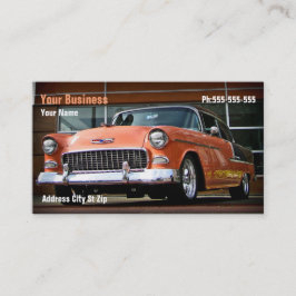 Korallenrote Nickel Visitenkarte