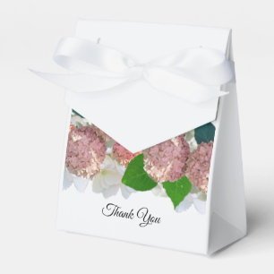 Korallenrote und lachsfarbene Blumen Misch Favor B Geschenkschachtel