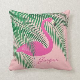 Korallenrotes der Flamingo-Kissen des Ingwers Kissen