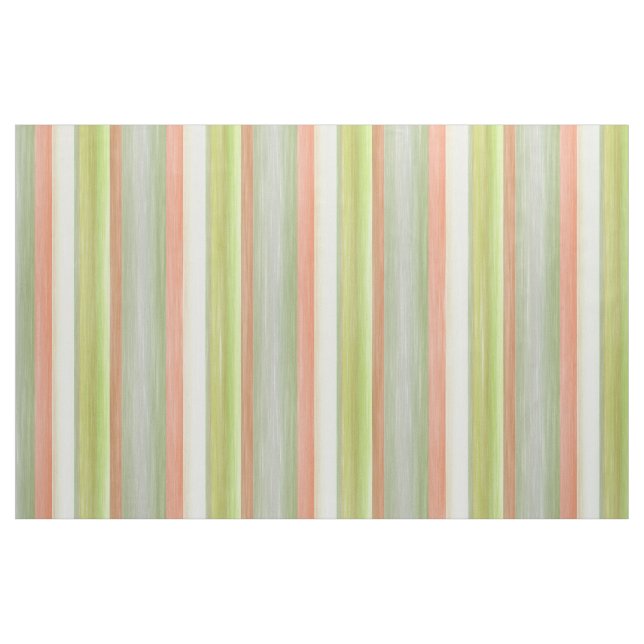 Korallenrotes Zitronenfarbenmuster Stoff (Fat Quarter (45,7 x 55,9 cm))