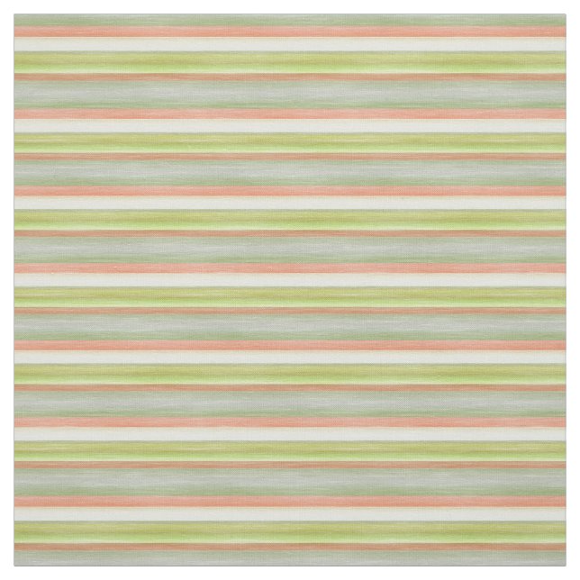 Korallenrotes Zitronenfarbenmuster Stoff (Muster)