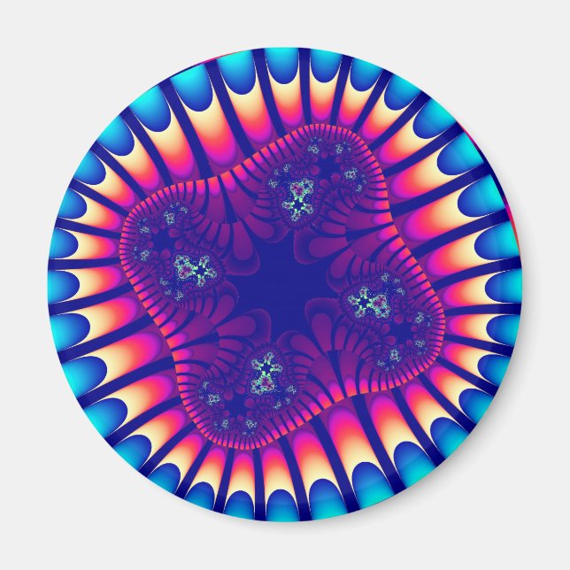 Korallensee-Blume Magnet (Vorne)