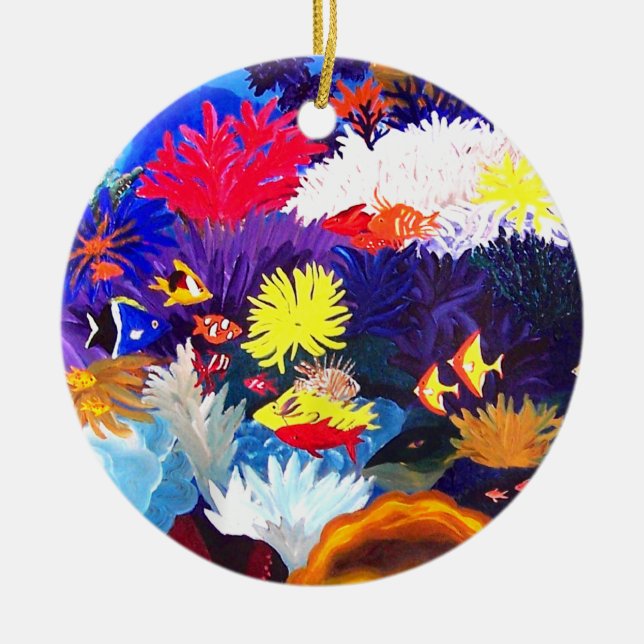 Korallensee Keramikornament (Vorne)