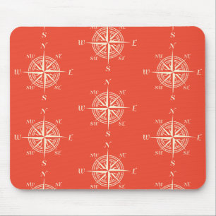 Korallensegelkompass Mousepad