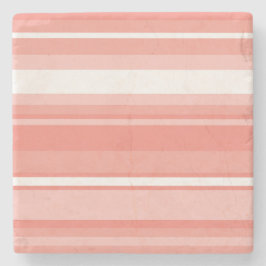 Korallenstreifen Steinuntersetzer