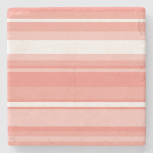 Korallenstreifen Steinuntersetzer